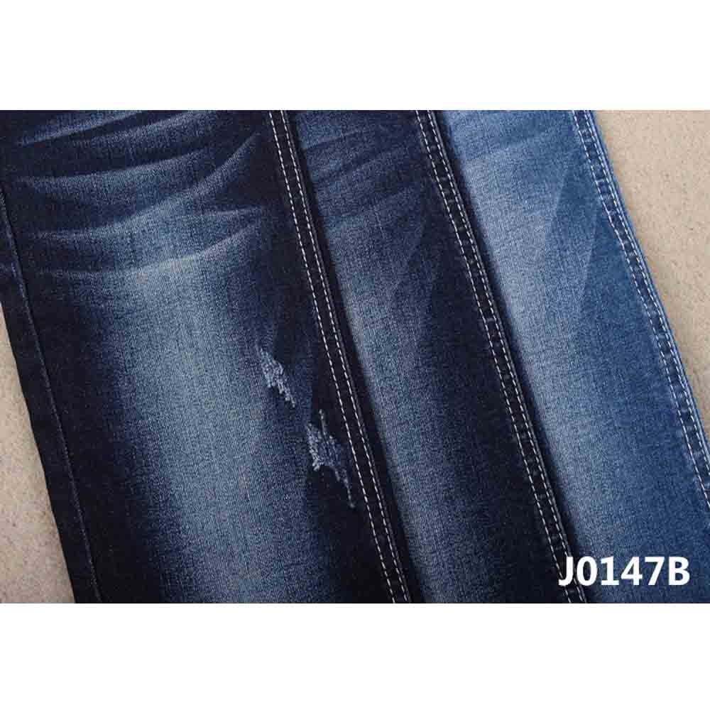 Cheap Price For Cotton Poly Rayon Lycra 10.2oz Wholesales Warp Slub Denim Fabric Make For Men And Women Jean